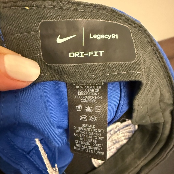 Nike Legacy91 Dri-FIT Cap in Blue and Black. - Picture 5 of 6